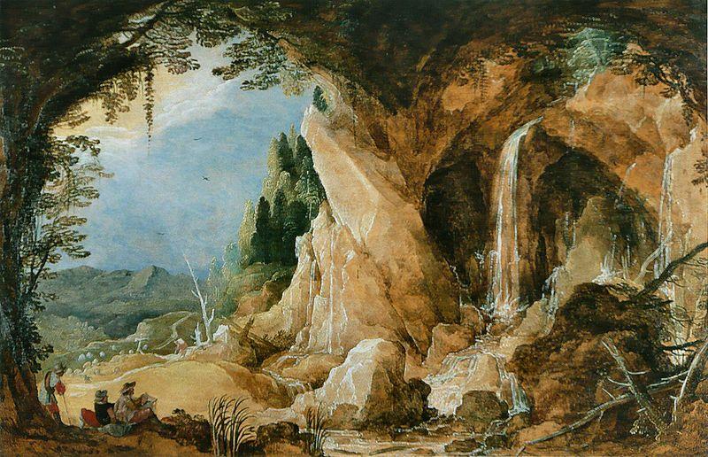 Joos de Momper Landschaft mit Grotte